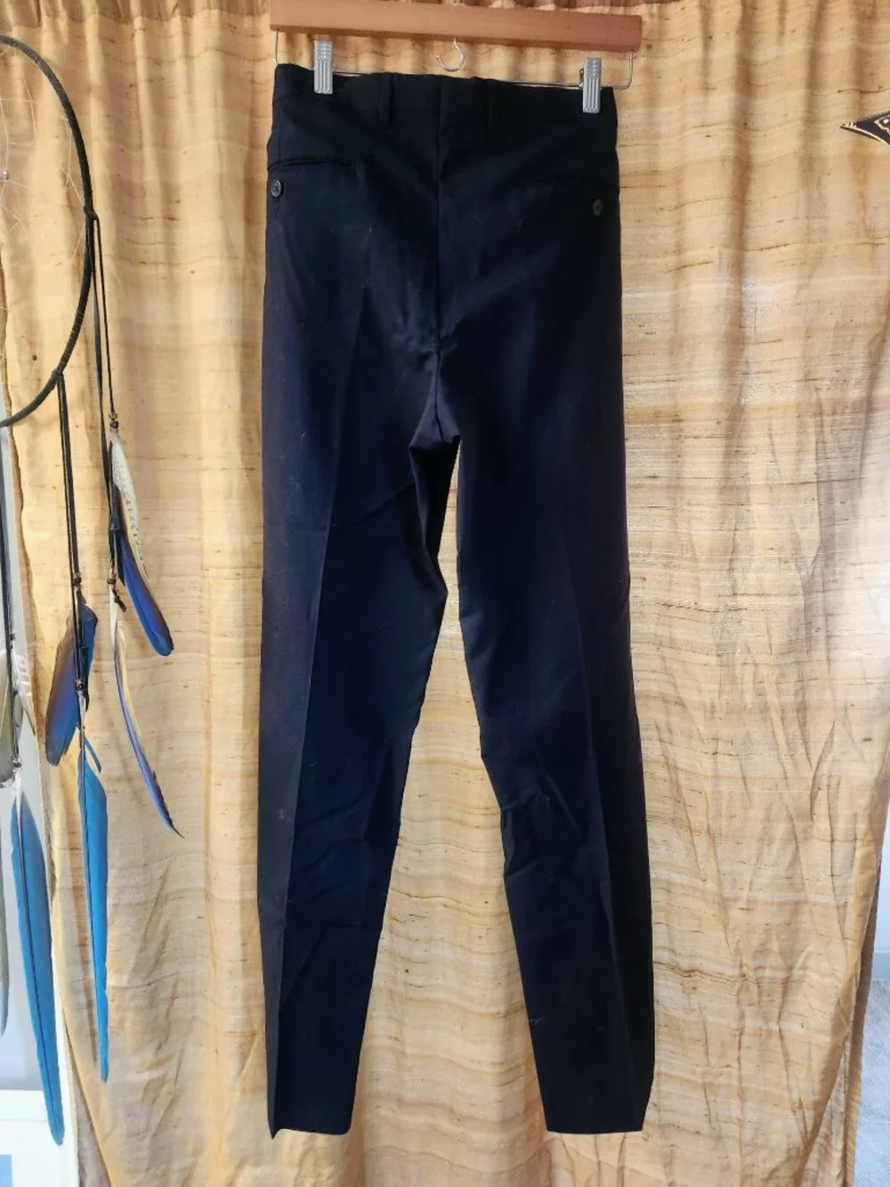 J. Crew Classic Wool Trouser Navy M 33x32 NWOT